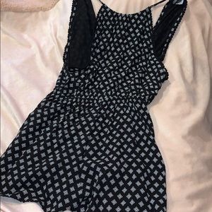 H&M Black and White Romper